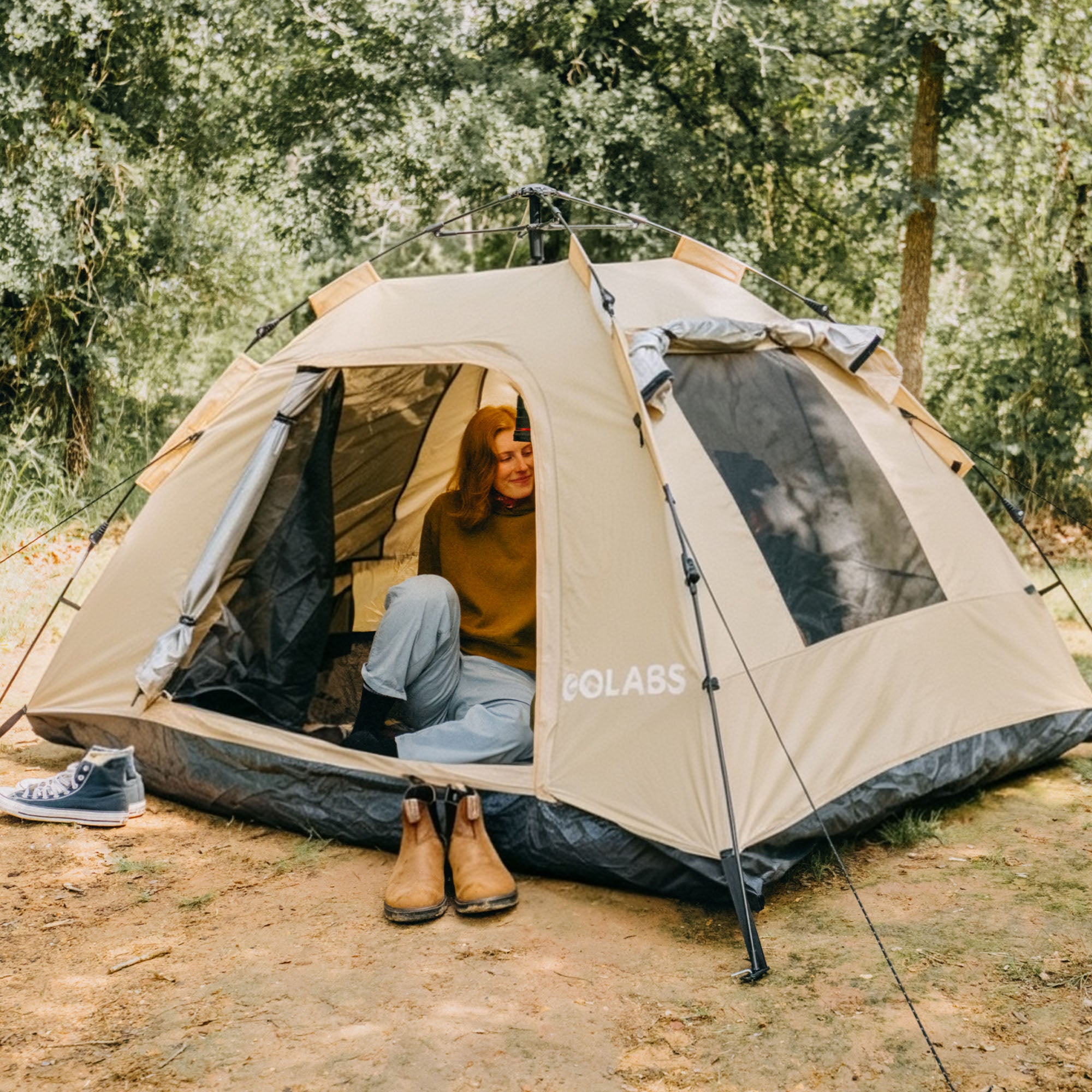 Golabs CT3 Pop Up Camping Tent 2-Person