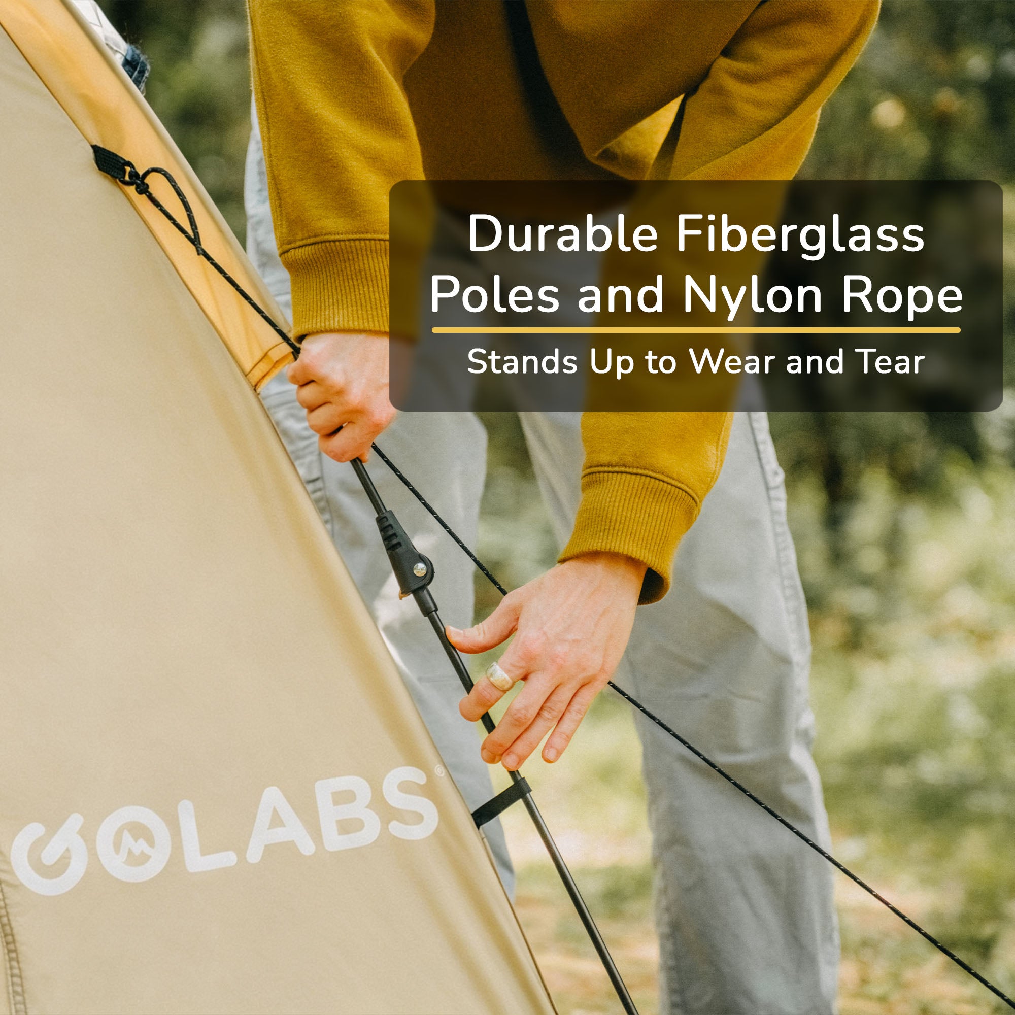 Golabs CT3 Pop Up Camping Tent 2-Person
