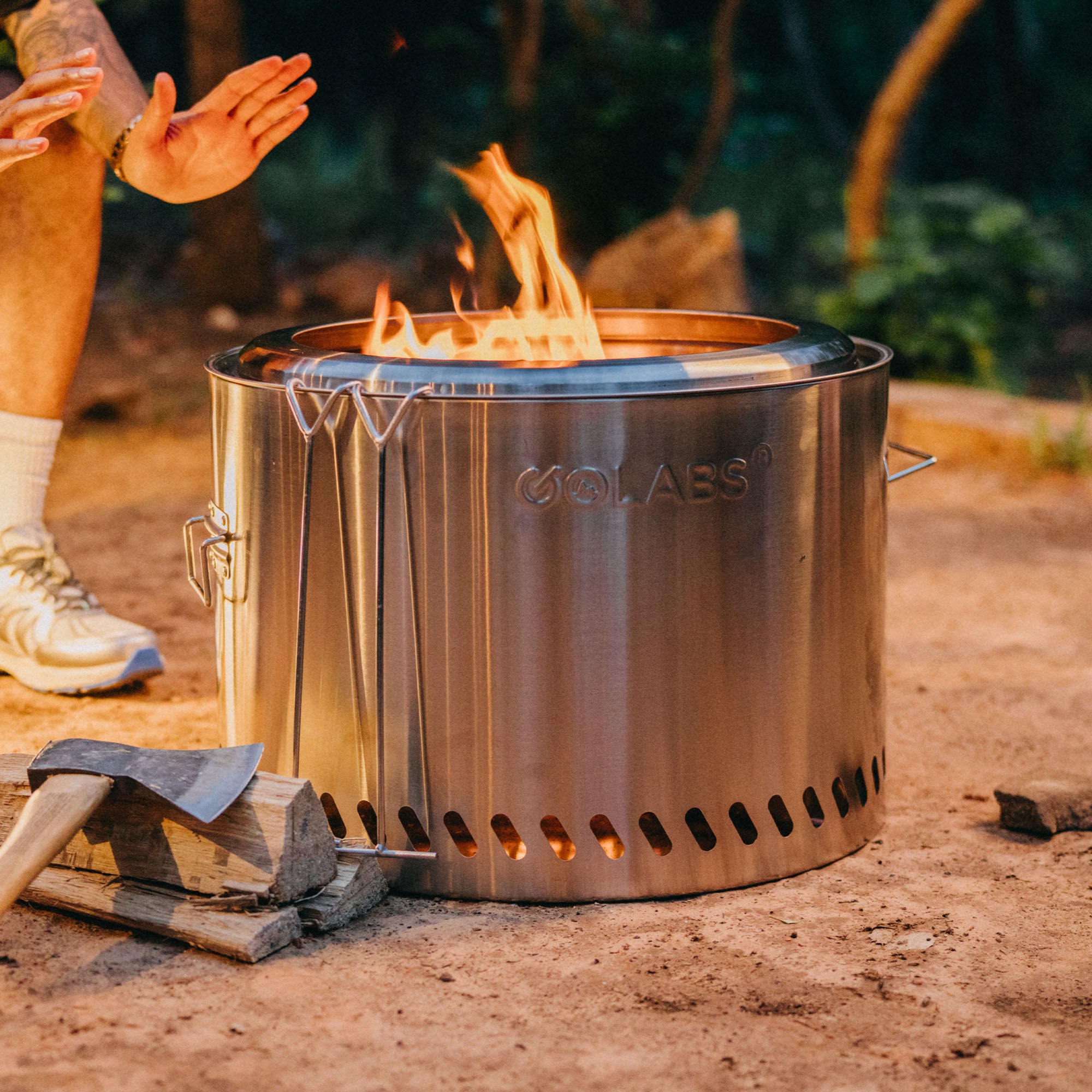 Golabs 19" Fire Pit Camping Stove