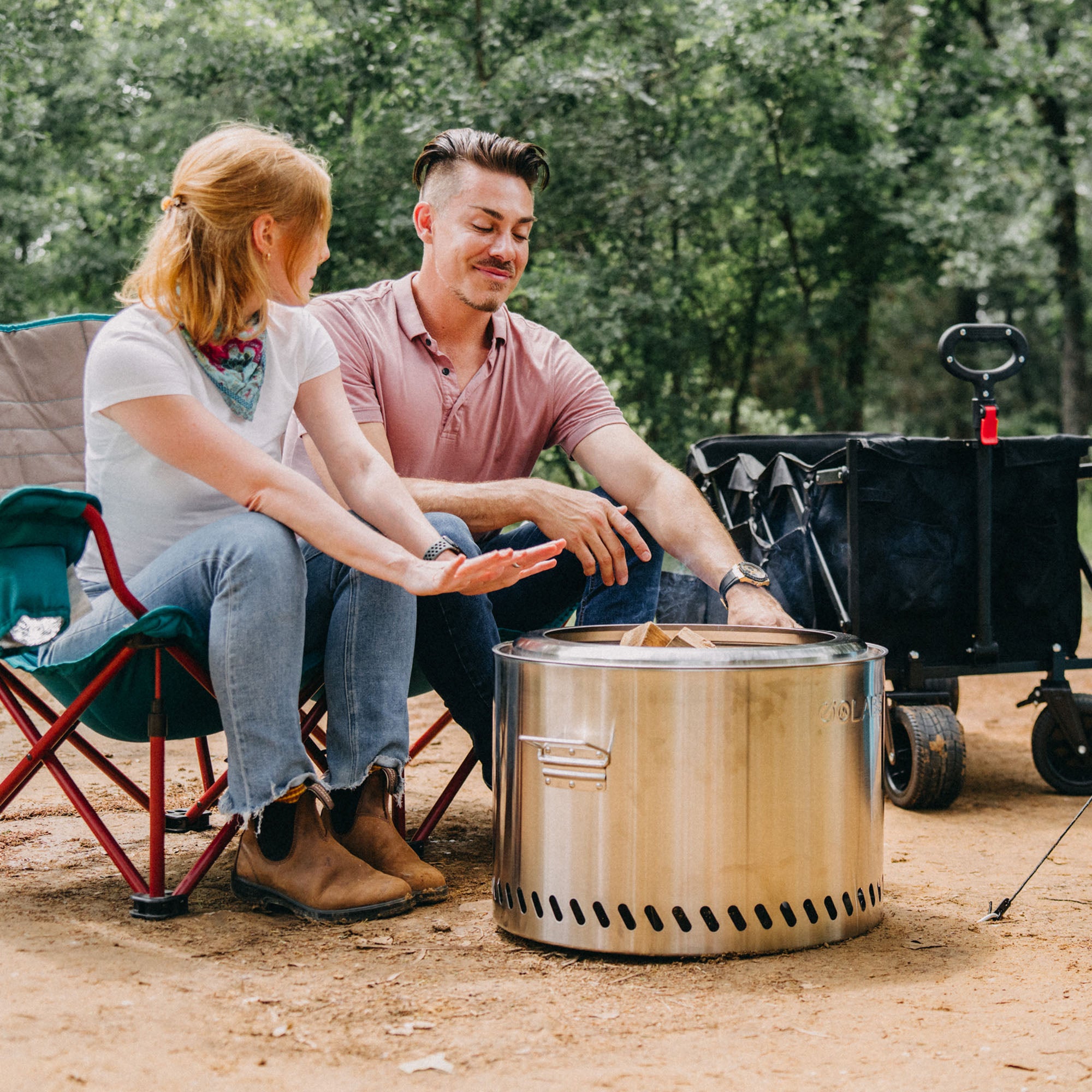 Golabs 19" Fire Pit Camping Stove
