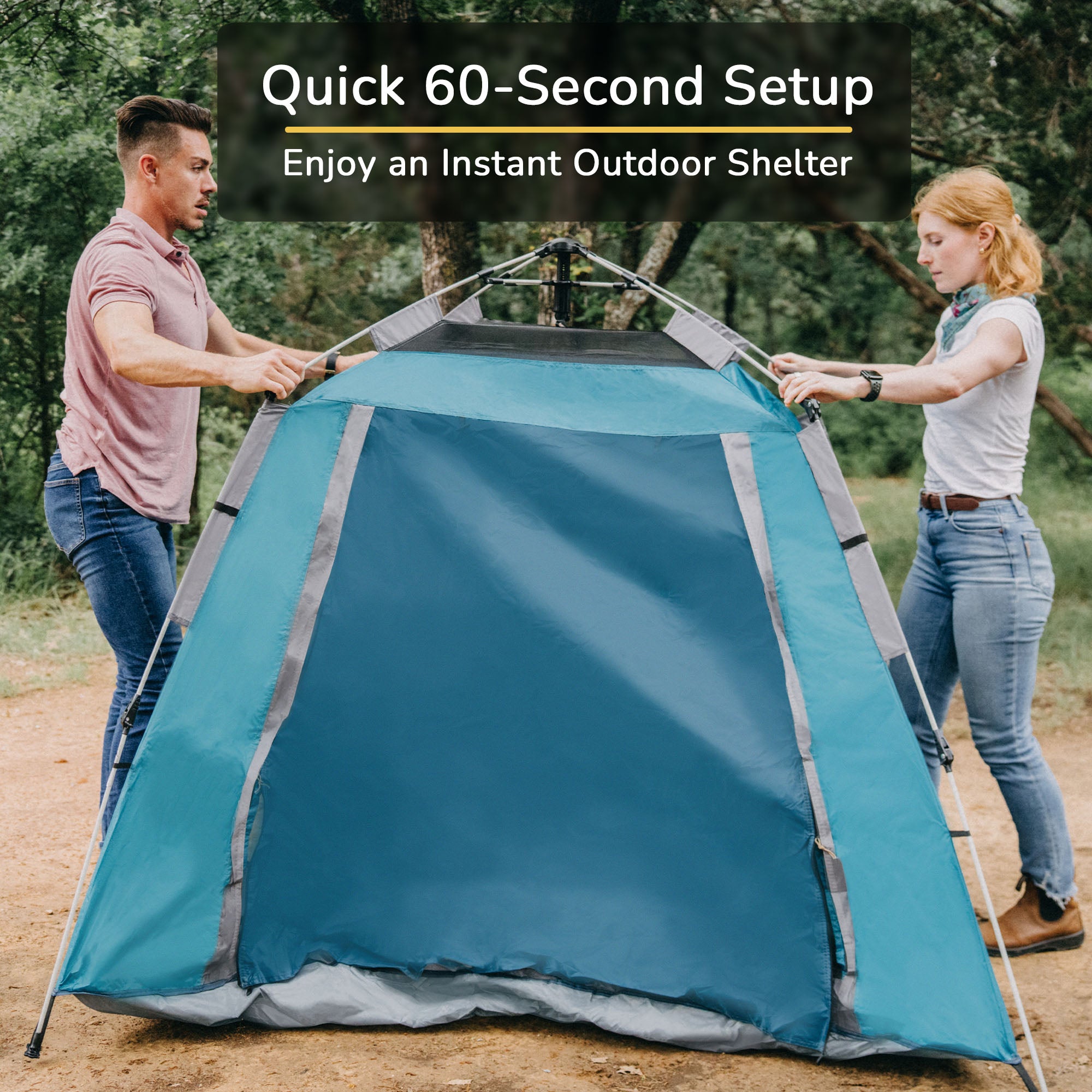 Golabs CT2 Pop Up Camping Tent 3-4 Person